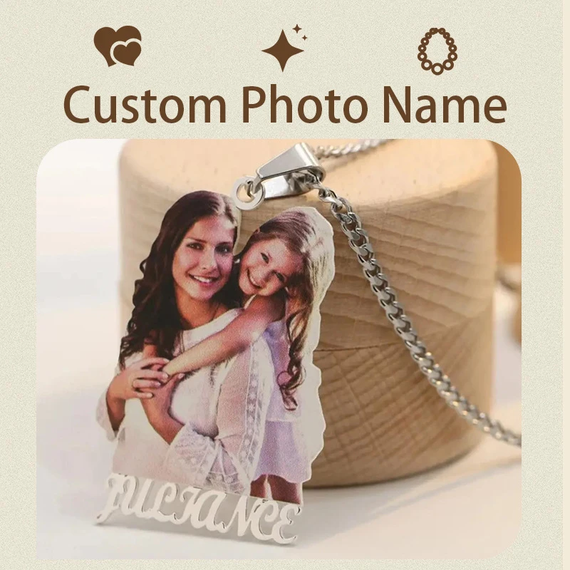 Custom Color Printing Photo Name Necklace Woman Cuban Chain for Man Stainless Steel Gold Color Necklaces Personalized Gifts
Custom Color Printing Photo Name Necklace Woman Cuban Chain for Man Stainless Steel Gold Color Necklaces Personalized Gifts