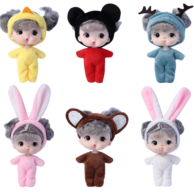 HOUZIWA Cute Pocket Doll 11CM OB11 Mini Joint Doll Moveable BJD Doll DIY Toys Gift for Girls
HOUZIWA Cute Pocket Doll 11CM OB11 Mini Joint Doll Moveable BJD Doll DIY Toys Gift for Girls