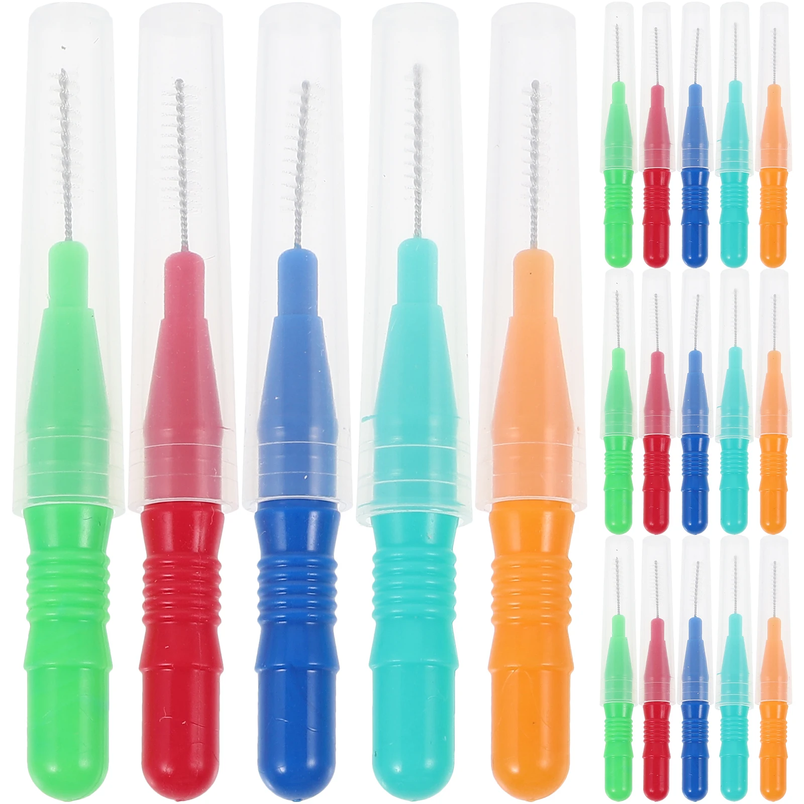 50 Pcs Interdental Brushes Cleaning Tools Teeth Picks Flossers Oral Care Travel Home Red Blue Green Orange Ice Blue
50 Pcs Interdental Brushes Cleaning Tools Teeth Picks Flossers Oral Care Travel Home Red Blue Green Orange Ice Blue