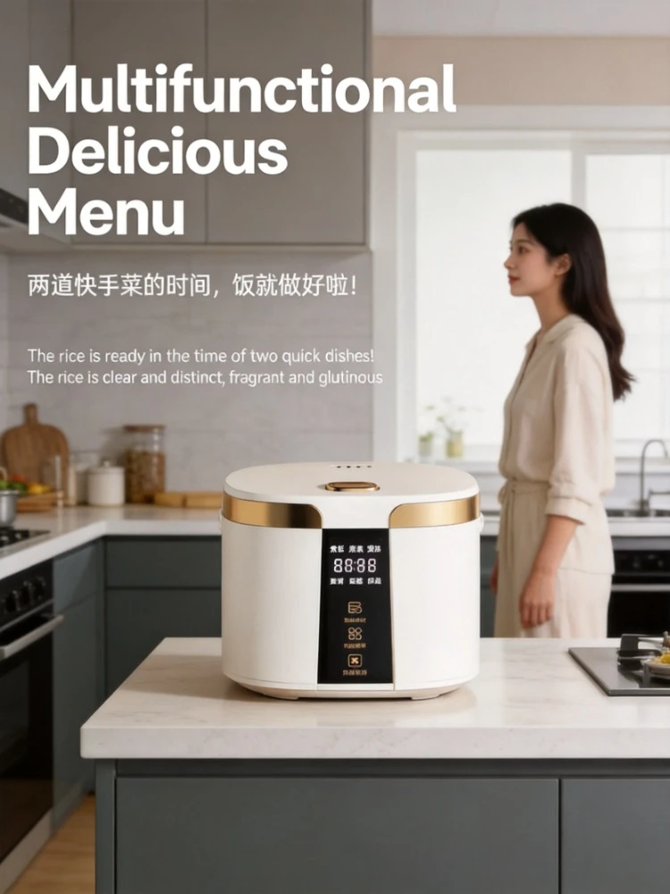 220V Household Rice Cooker 2L 3L 4L 5L Smart Reservation Multifunctional Mini Small Cooker for 1 2 3 6 People
220V Household Rice Cooker 2L 3L 4L 5L Smart Reservation Multifunctional Mini Small Cooker for 1 2 3 6 People