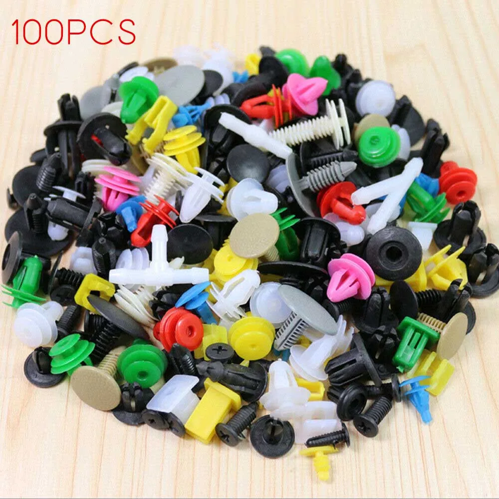 100pcs Rivet Fasteners Bumper Molding Permanent Fastening Thumbtacks Car Decorative For Car Fender Length 1-4cm
100pcs Rivet Fasteners Bumper Molding Permanent Fastening Thumbtacks Car Decorative For Car Fender Length 1-4cm