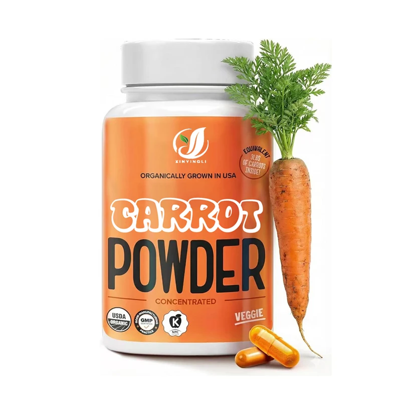 Carrot Juice Powder Cap, High Efficiency Beta Carotene Suitable for Eyes and Skin - Vegetarian, Non GMO, 60 Capsules
Carrot Juice Powder Cap, High Efficiency Beta Carotene Suitable for Eyes and Skin - Vegetarian, Non GMO, 60 Capsules