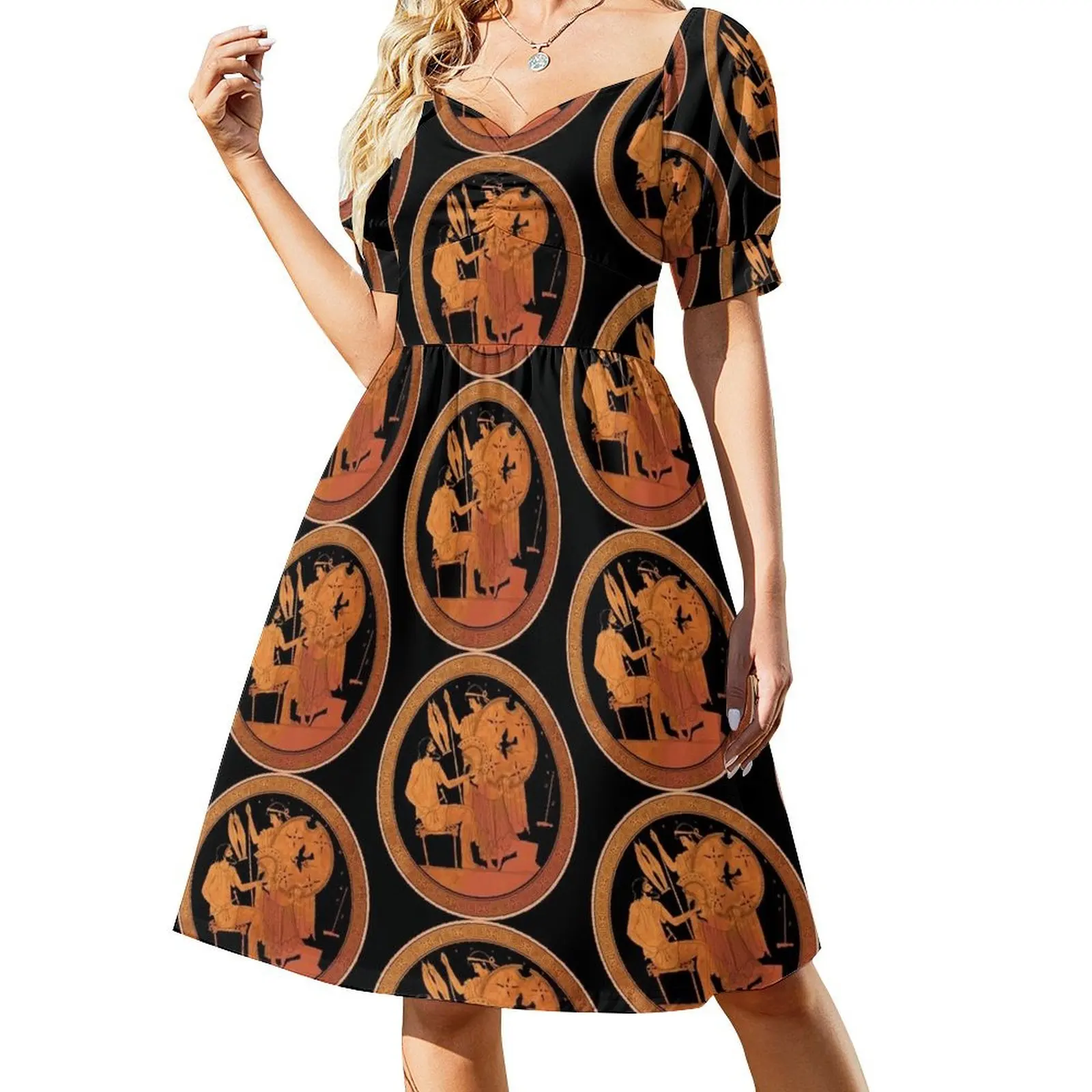 Hephaestus presents Achilles new panoply to Thetis - Ancient Greece Short-Sleeved Dress dress dress for women summer
Hephaestus presents Achilles new panoply to Thetis - Ancient Greece Short-Sleeved Dress dress dress for women summer