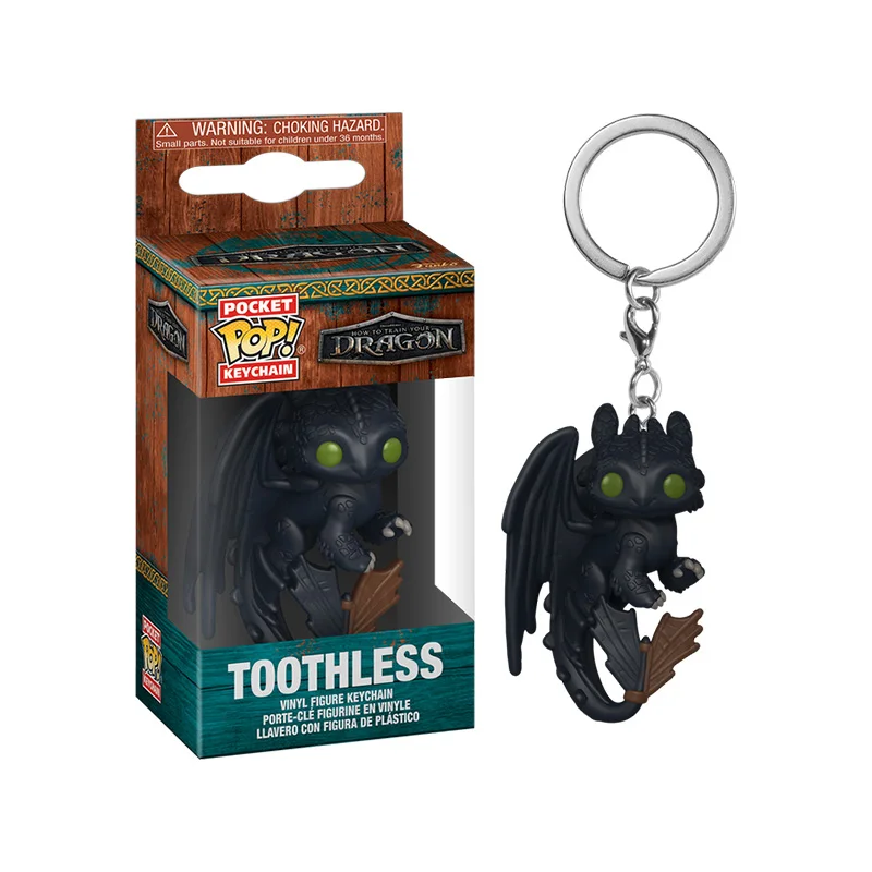 Funko POP Genuine HTTYD3 Toothless Miniature Key Chain Black Backpack Pendant Adorable Dragon Design Birthday Present
Funko POP Genuine HTTYD3 Toothless Miniature Key Chain Black Backpack Pendant Adorable Dragon Design Birthday Present