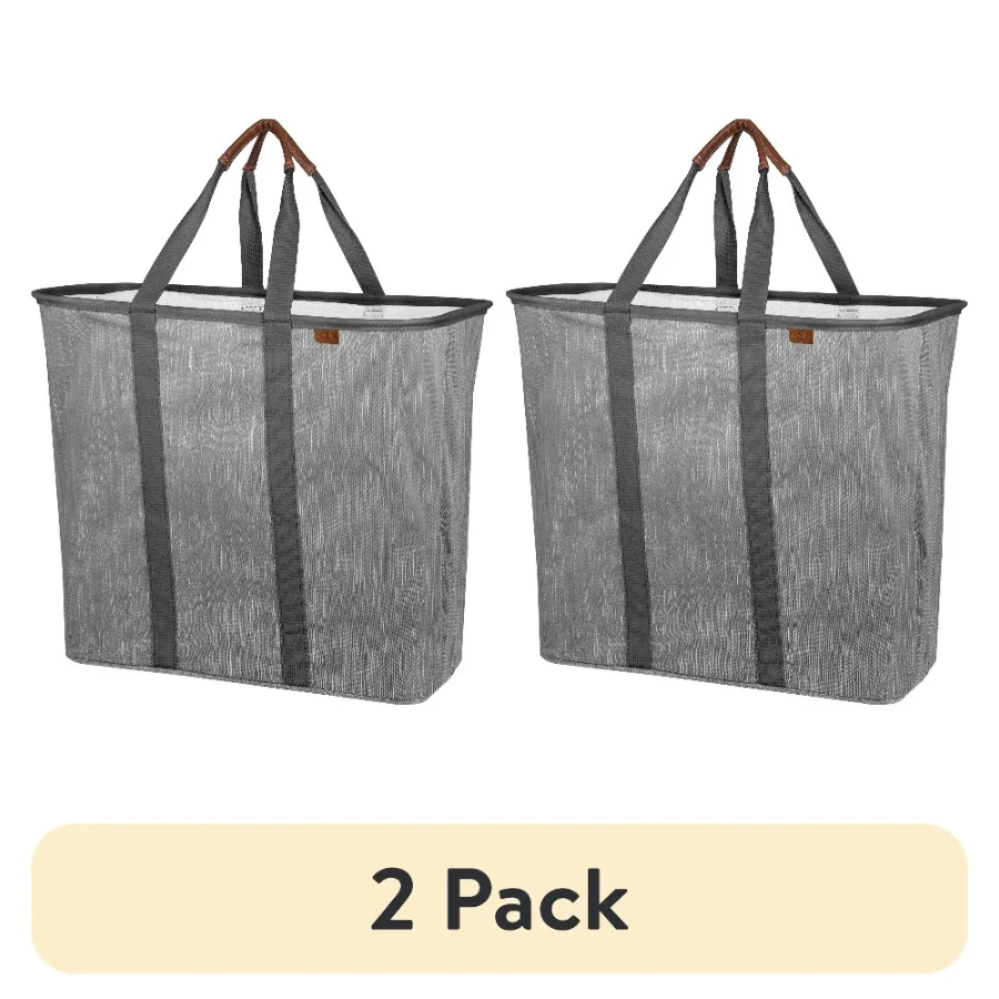 2-Pack Collapsible Laundry Hamper - Space-Saving Fabric Design for Easy Storage Stylish Gray Color Perfect for Adults
2-Pack Collapsible Laundry Hamper - Space-Saving Fabric Design for Easy Storage Stylish Gray Color Perfect for Adults