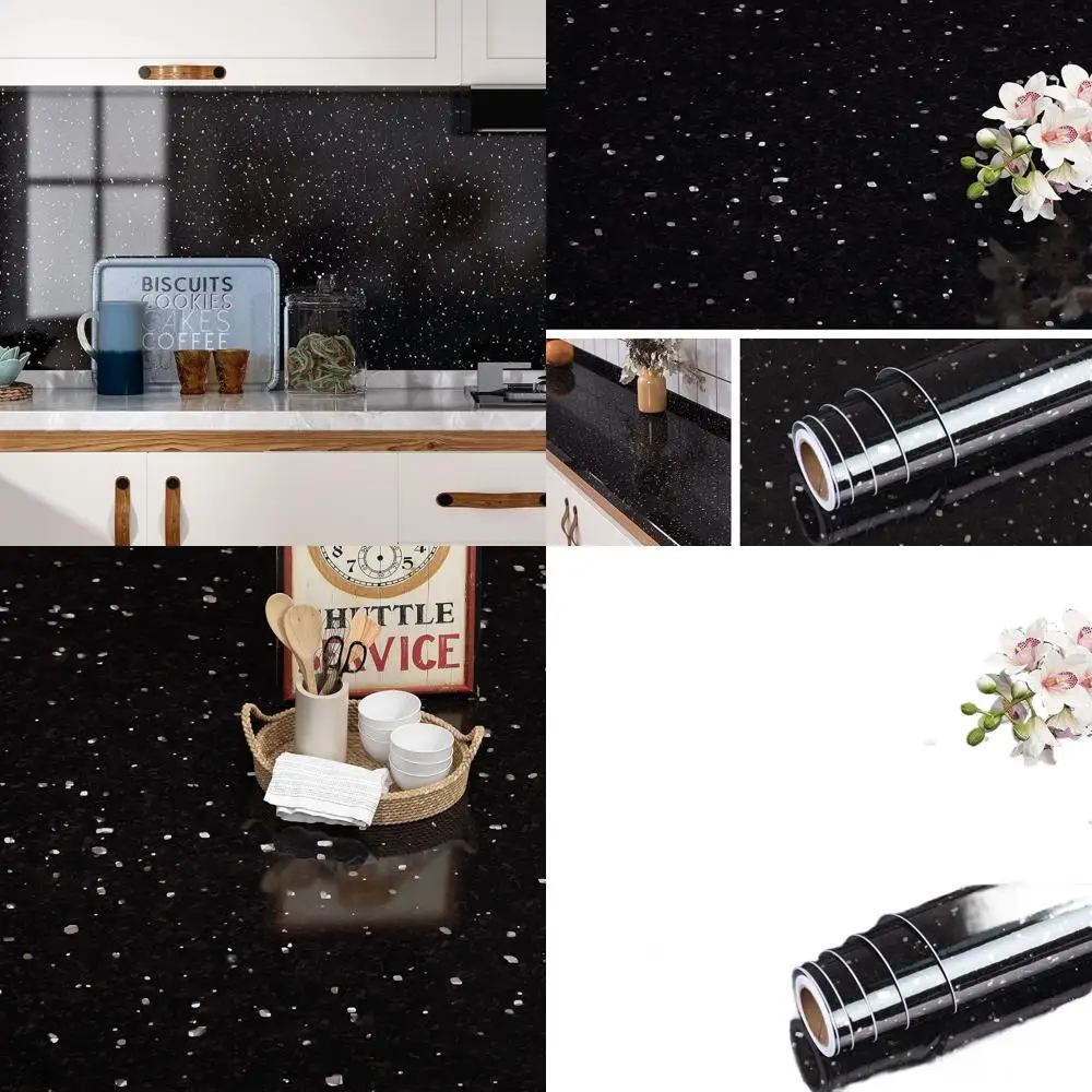 Контактная бумага с черно-белым гранитовым узором, отклеивающаяся и прилипающая для столешниц, водонепроницаемые и простые в применении кухонные обои, Ta
Контактная бумага с черно-белым гранитовым узором, отклеивающаяся и прилипающая для столешниц, водонепроницаемые и простые в применении кухонные обои, Ta