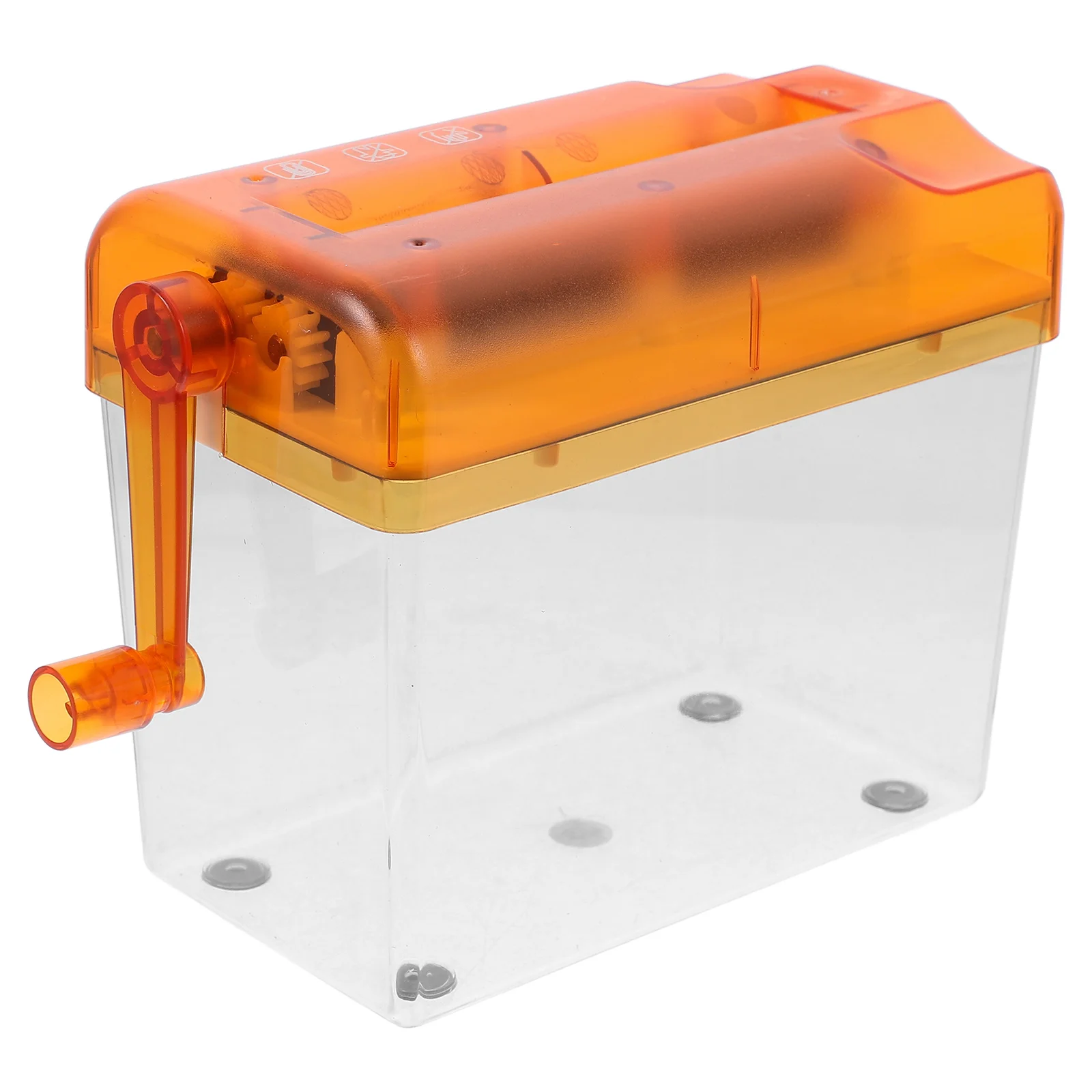 Mini Portable Manual Paper Shredder Compact Document Cutter For Bills Notes Photos Transparent Body Built-In Storage Box Quick
Mini Portable Manual Paper Shredder Compact Document Cutter For Bills Notes Photos Transparent Body Built-In Storage Box Quick