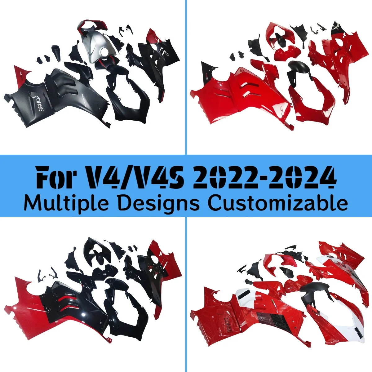 Full Fairing Set V4 2022 2023 2024 Motorcycle Painted ABS Plastic Fairings Kit for DUCATI Panigaie V4S 22 23 24
Full Fairing Set V4 2022 2023 2024 Motorcycle Painted ABS Plastic Fairings Kit for DUCATI Panigaie V4S 22 23 24