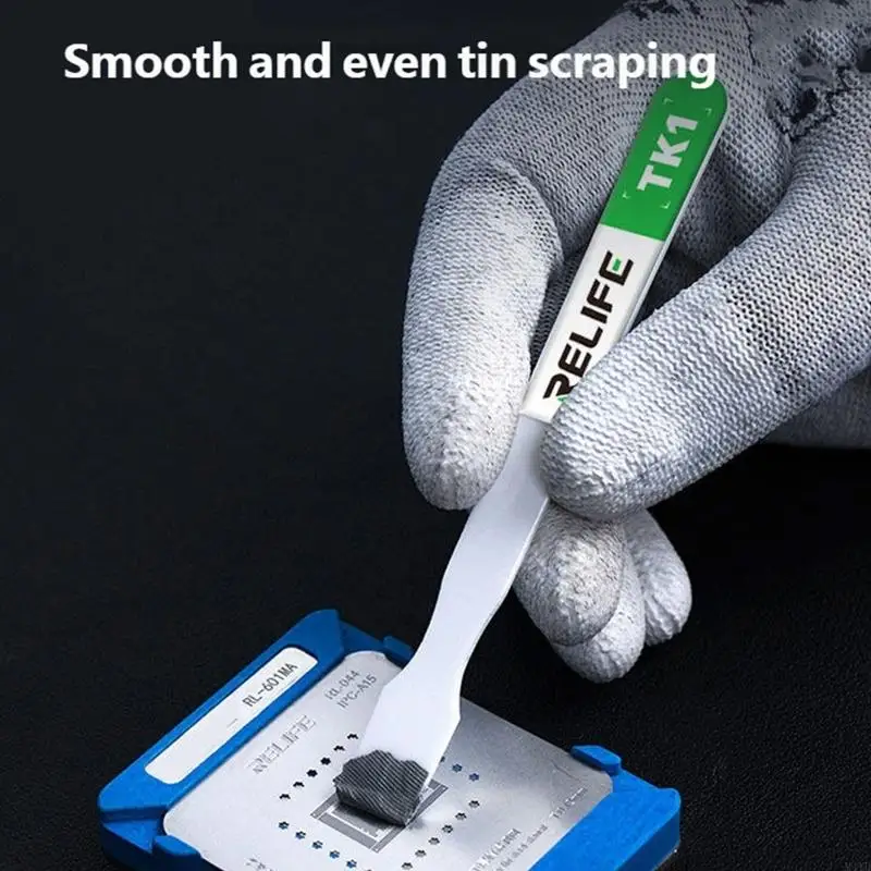 Insulated Ceramic Solder Scraping Tool Ceramic Solder Paste Scrapers For nonStatic Electronic Repairs Maintenance M4YD
Insulated Ceramic Solder Scraping Tool Ceramic Solder Paste Scrapers For nonStatic Electronic Repairs Maintenance M4YD
