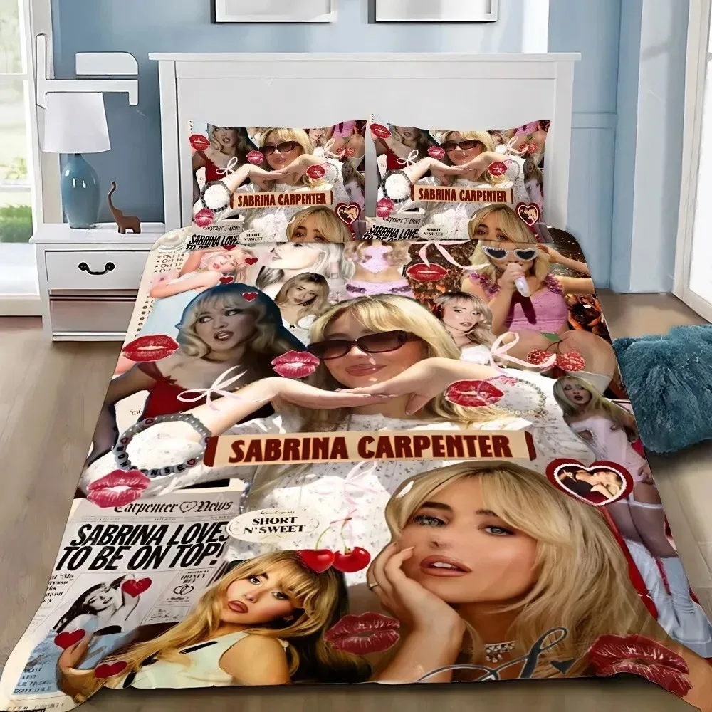 Sabrina Carpenter Duvet Cover Pillowcase Bedding Set Adult Children Bedroom Decoration Girl Gift Single Double Large Size
Sabrina Carpenter Duvet Cover Pillowcase Bedding Set Adult Children Bedroom Decoration Girl Gift Single Double Large Size