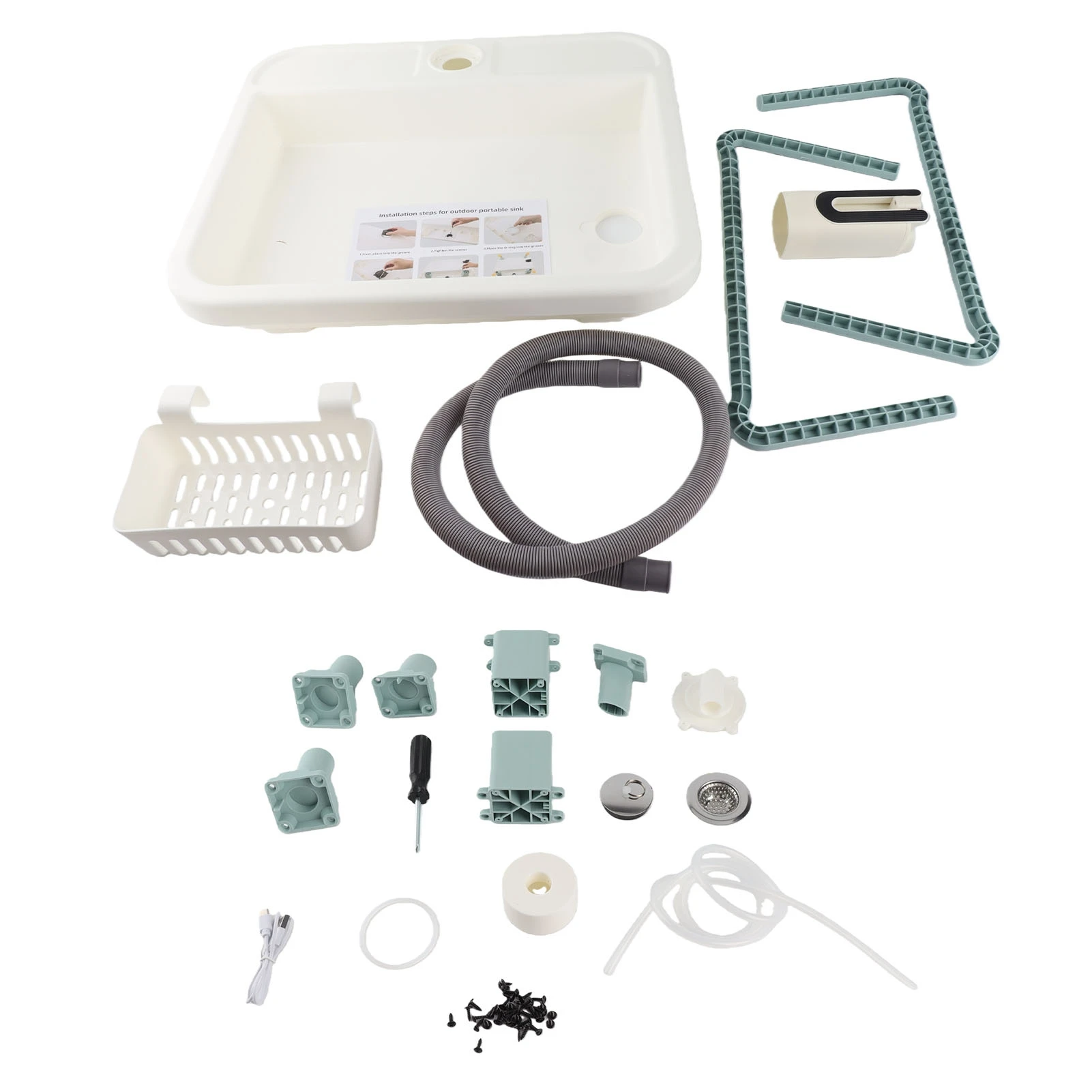 Outdoor Wash Sink Portable Hand Basin and Electric Kit for Camping Garden Activities Outdoor Wash Sink Portable Sink
Outdoor Wash Sink Portable Hand Basin and Electric Kit for Camping Garden Activities Outdoor Wash Sink Portable Sink