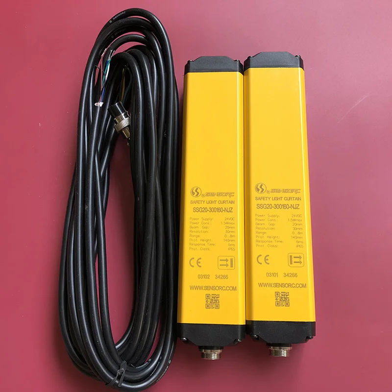 New SSG20-300160-NJ SSG20-300160-NJZ Safety Light Curtain
New SSG20-300160-NJ SSG20-300160-NJZ Safety Light Curtain