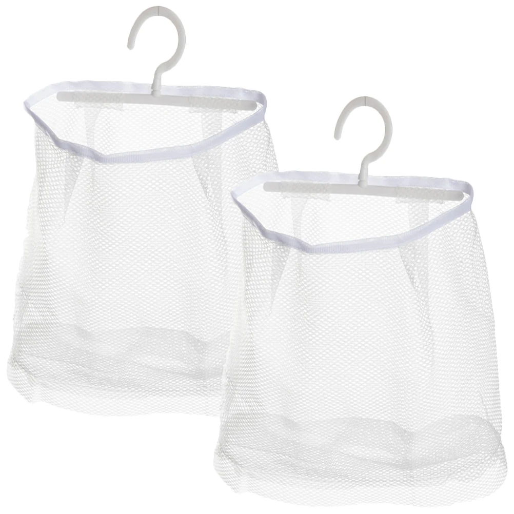 2Pcs Hanging Mesh Storage Bag Clothespin Holder Multi-Use Organizer for Kitchen Bathroom Travel Socks Underwear Storage Bag
2Pcs Hanging Mesh Storage Bag Clothespin Holder Multi-Use Organizer for Kitchen Bathroom Travel Socks Underwear Storage Bag