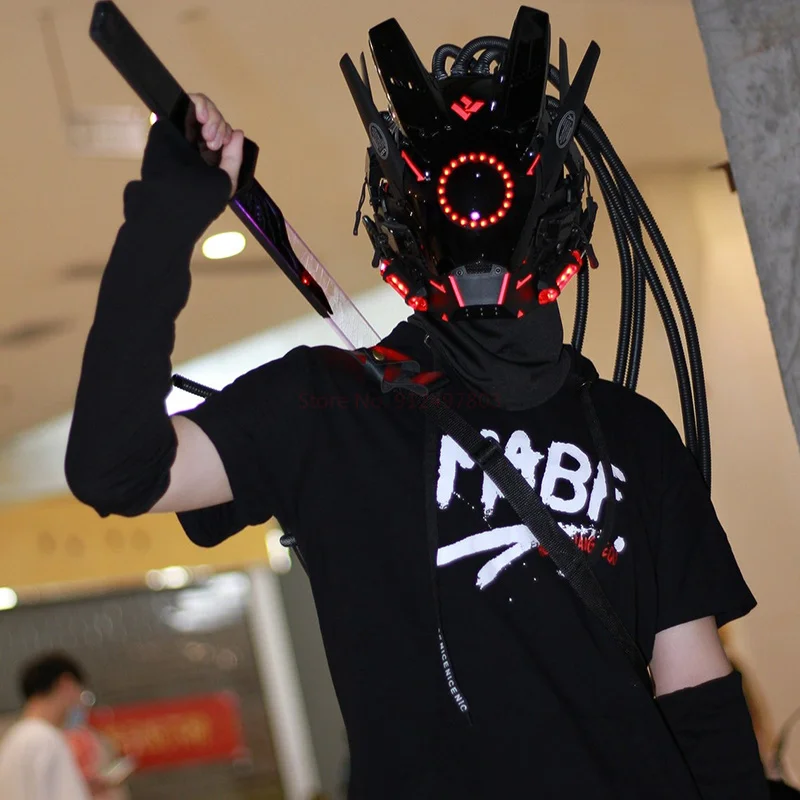 _ Shinobi самурайская маска шлем Cyberpunk Metaverse Косплей дреды крутая маска для детей светильник
_ Shinobi самурайская маска шлем Cyberpunk Metaverse Косплей дреды крутая маска для детей светильник