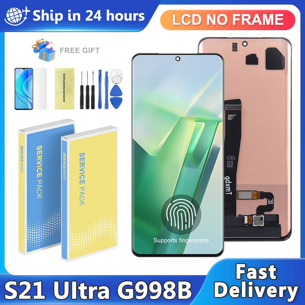 6.78'' OLED Display For Samsung Galaxy S21 Ultra 5G G998B G998B/DS Lcd Display Digital Touch Screen Replacement S21Ultra Display
6.78'' OLED Display For Samsung Galaxy S21 Ultra 5G G998B G998B/DS Lcd Display Digital Touch Screen Replacement S21Ultra Display