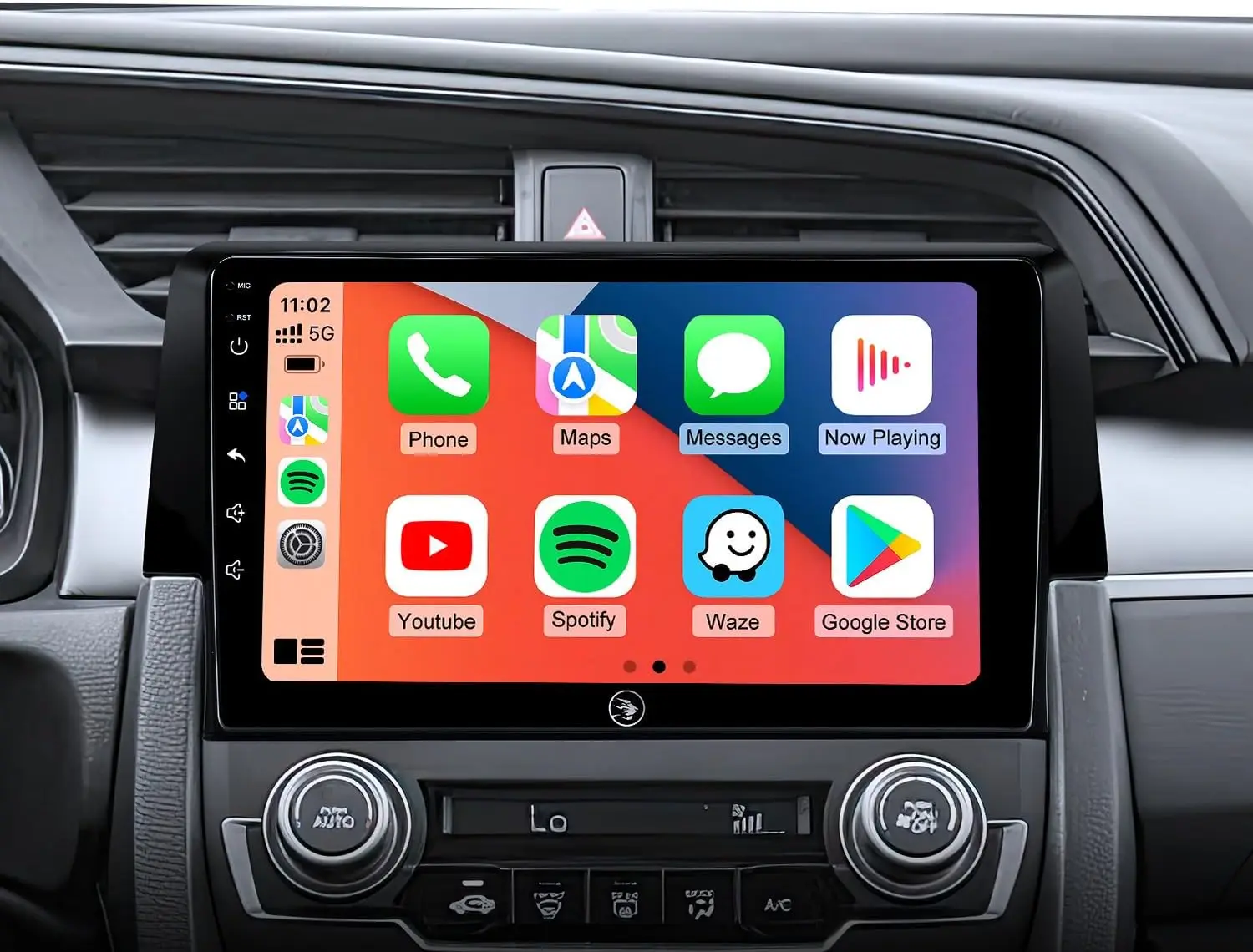 Автомобильная стереосистема Android 13 для Honda Civic 2016-2021 гг. | Беспроводной CarPlay/Android Auto | 9-футовый сенсорный экран, Wi-Fi 5G, GPS, резервная камера 1080P
Автомобильная стереосистема Android 13 для Honda Civic 2016-2021 гг. | Беспроводной CarPlay/Android Auto | 9-футовый сенсорный экран, Wi-Fi 5G, GPS, резервная камера 1080P