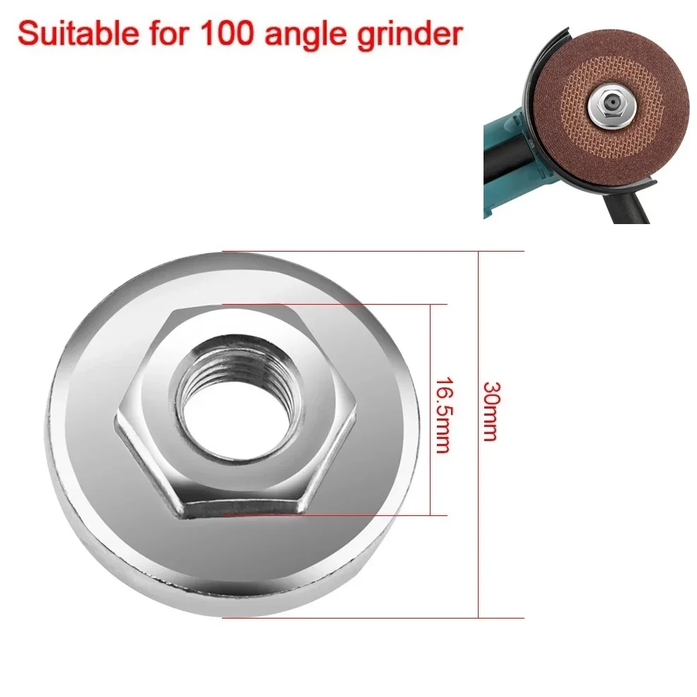 30mm Hex Nut-Set Tools Replacement For Angle Grinder Chuck Locking Plate Quick Clamp Stainless Steel For 100 Type Angle Grinder
30mm Hex Nut-Set Tools Replacement For Angle Grinder Chuck Locking Plate Quick Clamp Stainless Steel For 100 Type Angle Grinder