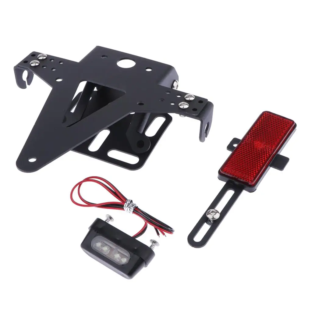 Motorcycle Red LED w/ Rear License Plate Bracket Holder for TDM 800 - Black
Motorcycle Red LED w/ Rear License Plate Bracket Holder for TDM 800 - Black