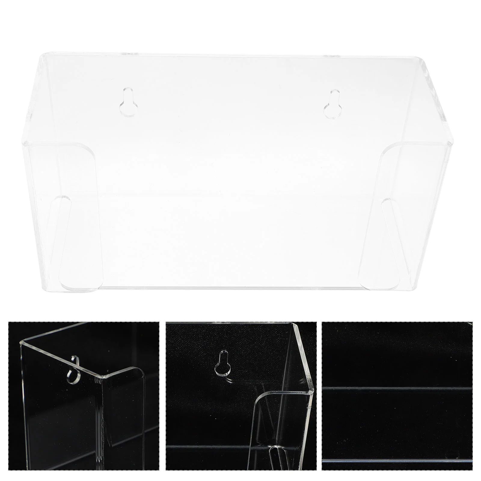 Acrylic Storage Box Mittens Tissue Mask Holder No Punching Punch-free Gloves Container Napkin
Acrylic Storage Box Mittens Tissue Mask Holder No Punching Punch-free Gloves Container Napkin