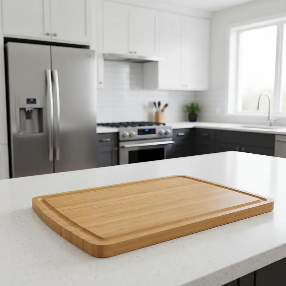 Бамбуковая разделочная доска 30x20 дюймов с глубоким желобком для сбора сока — большая кухонная поверхность для нарезки мяса, овощей и многого другого
Бамбуковая разделочная доска 30x20 дюймов с глубоким желобком для сбора сока — большая кухонная поверхность для нарезки мяса, овощей и многого другого