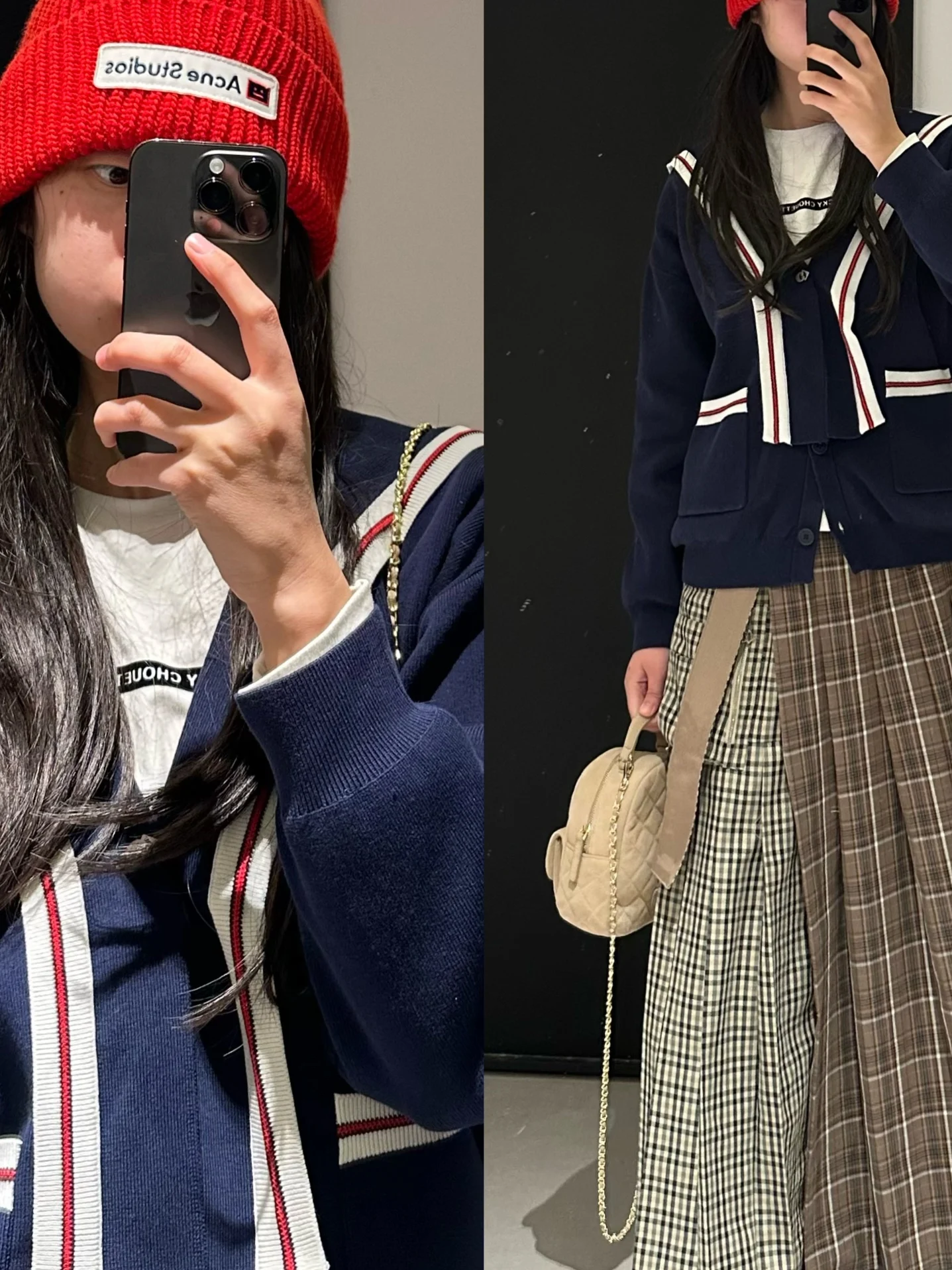 TeLucky Navy Collar Knitted Sweater Women's Style Casual Loose Fit Long Sleeve Striped Pattern Single Button Closure Cardigan
TeLucky Navy Collar Knitted Sweater Women's Style Casual Loose Fit Long Sleeve Striped Pattern Single Button Closure Cardigan