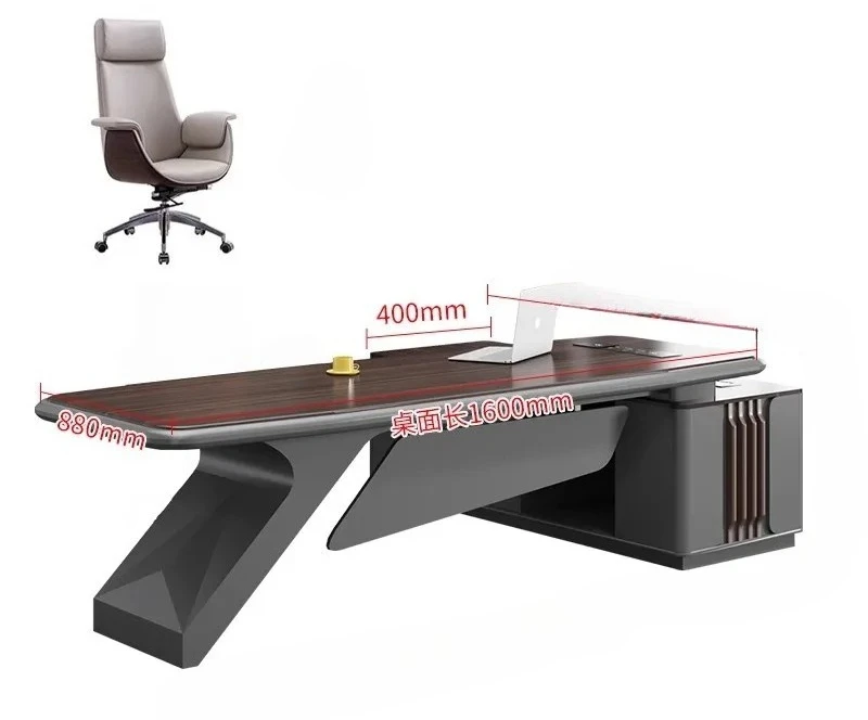 Light luxury table, simple and modern president table, leadership office
Light luxury table, simple and modern president table, leadership office