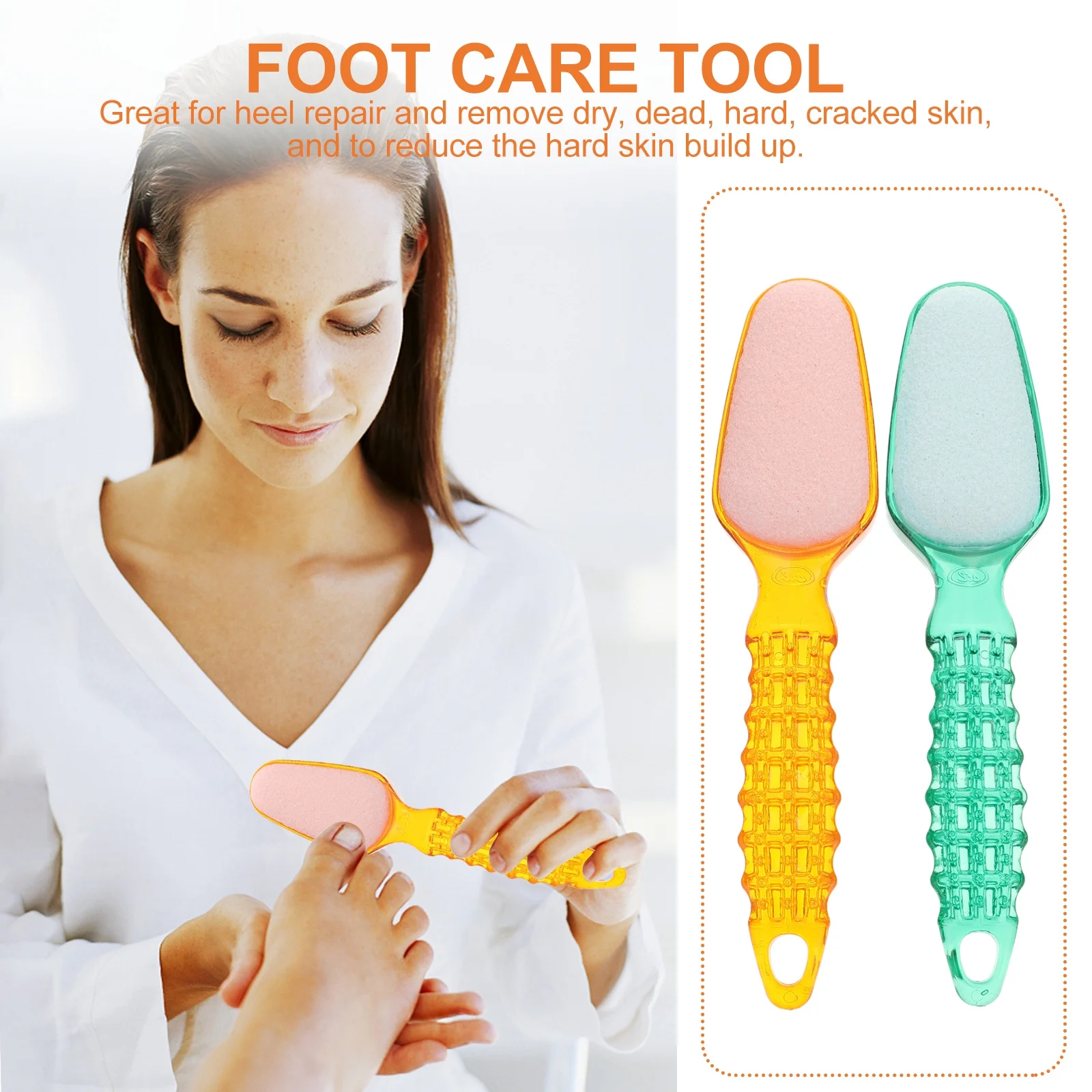 2Pcs Foot File Stainless Steel Pedicure Rasp Lids Dead Skin Callus Remover Foot Care Tool Heel Repair Pedicure Callus Rasp
2Pcs Foot File Stainless Steel Pedicure Rasp Lids Dead Skin Callus Remover Foot Care Tool Heel Repair Pedicure Callus Rasp