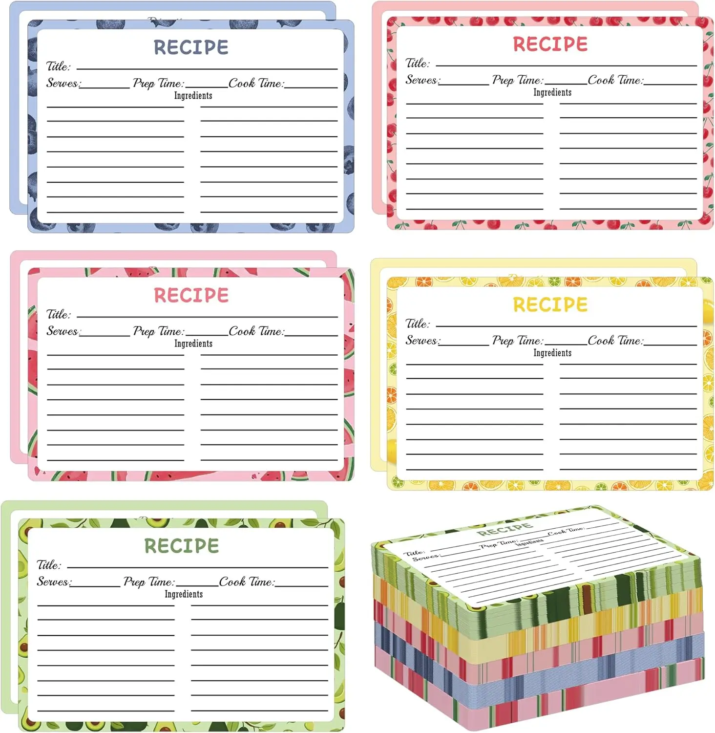 50 шт. двусторонних карточек для рецептов (4x6 дюймов) для ресторанов, кафе, столовых и кухонь
50 шт. двусторонних карточек для рецептов (4x6 дюймов) для ресторанов, кафе, столовых и кухонь