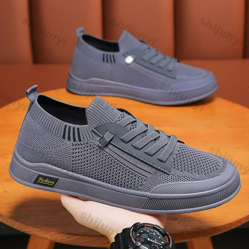 Men Shoes 2026 Spring Autumn New Fashion Breathable Mesh Non Slip Running Shoe Comfort Soft Sole Weave Men's Casual Shoes
Men Shoes 2026 Spring Autumn New Fashion Breathable Mesh Non Slip Running Shoe Comfort Soft Sole Weave Men's Casual Shoes