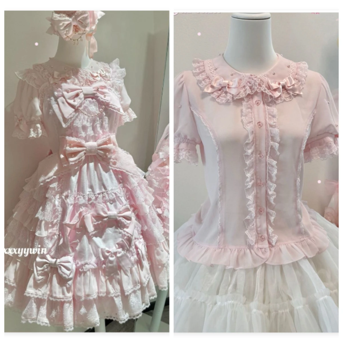 Блузка женская 2026 Sweet Lolita из шифона с жемчугом, кружевом, бантом, плиссированным воротником-стойкой и длинными рукавами, белая, в стиле кавайи
Блузка женская 2026 Sweet Lolita из шифона с жемчугом, кружевом, бантом, плиссированным воротником-стойкой и длинными рукавами, белая, в стиле кавайи