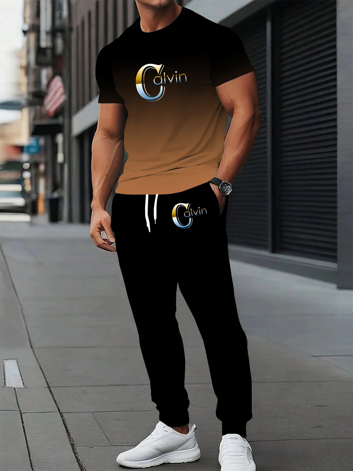 2025 Summer New Men's Leisure Sports Set Breathable Speed Drying Polyester Fiber Round Neck T-shirt Pants 2-piece Set
2025 Summer New Men's Leisure Sports Set Breathable Speed Drying Polyester Fiber Round Neck T-shirt Pants 2-piece Set