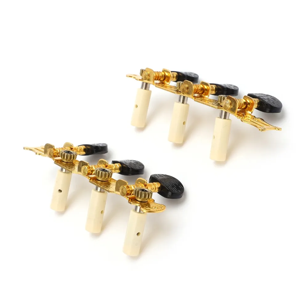 Metal Guitar Tuner Head Tuning Keys Pegs 3L 3R String Tuning Peg Black and Gold With Screws Guitar Machine Heads
Metal Guitar Tuner Head Tuning Keys Pegs 3L 3R String Tuning Peg Black and Gold With Screws Guitar Machine Heads