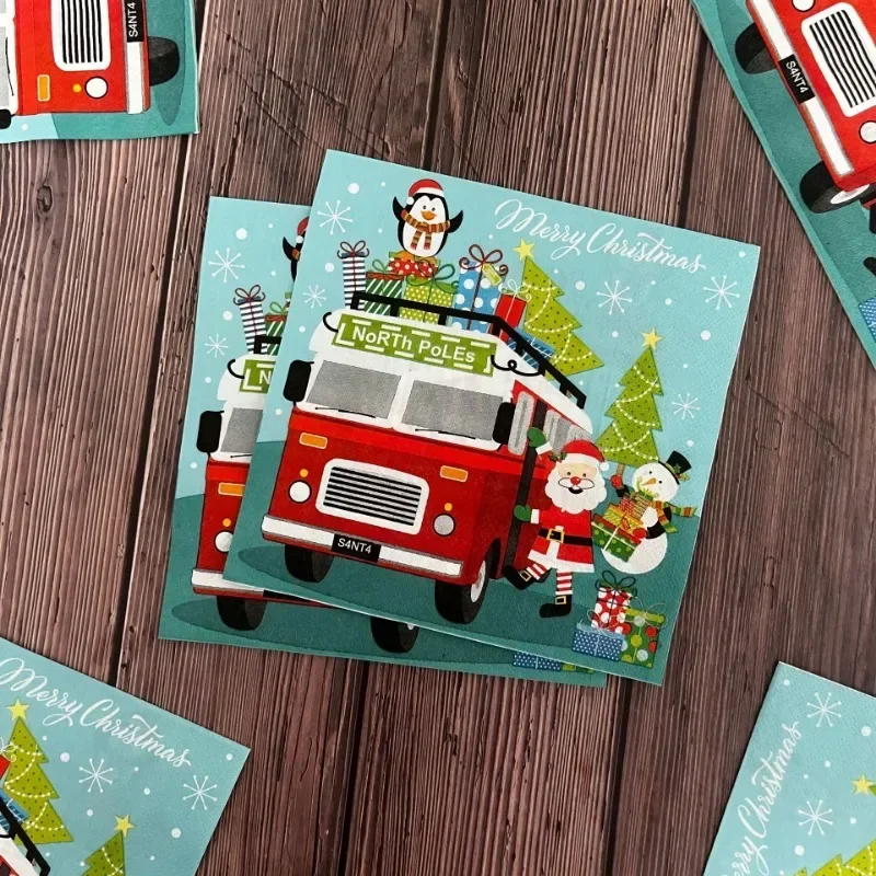 10/20pcs 33CM New Snowman Bus Colourful Napkins Christmas Ambience Paper Placemats Party Drawing Paper Butterfly Bartlet Paper
10/20pcs 33CM New Snowman Bus Colourful Napkins Christmas Ambience Paper Placemats Party Drawing Paper Butterfly Bartlet Paper