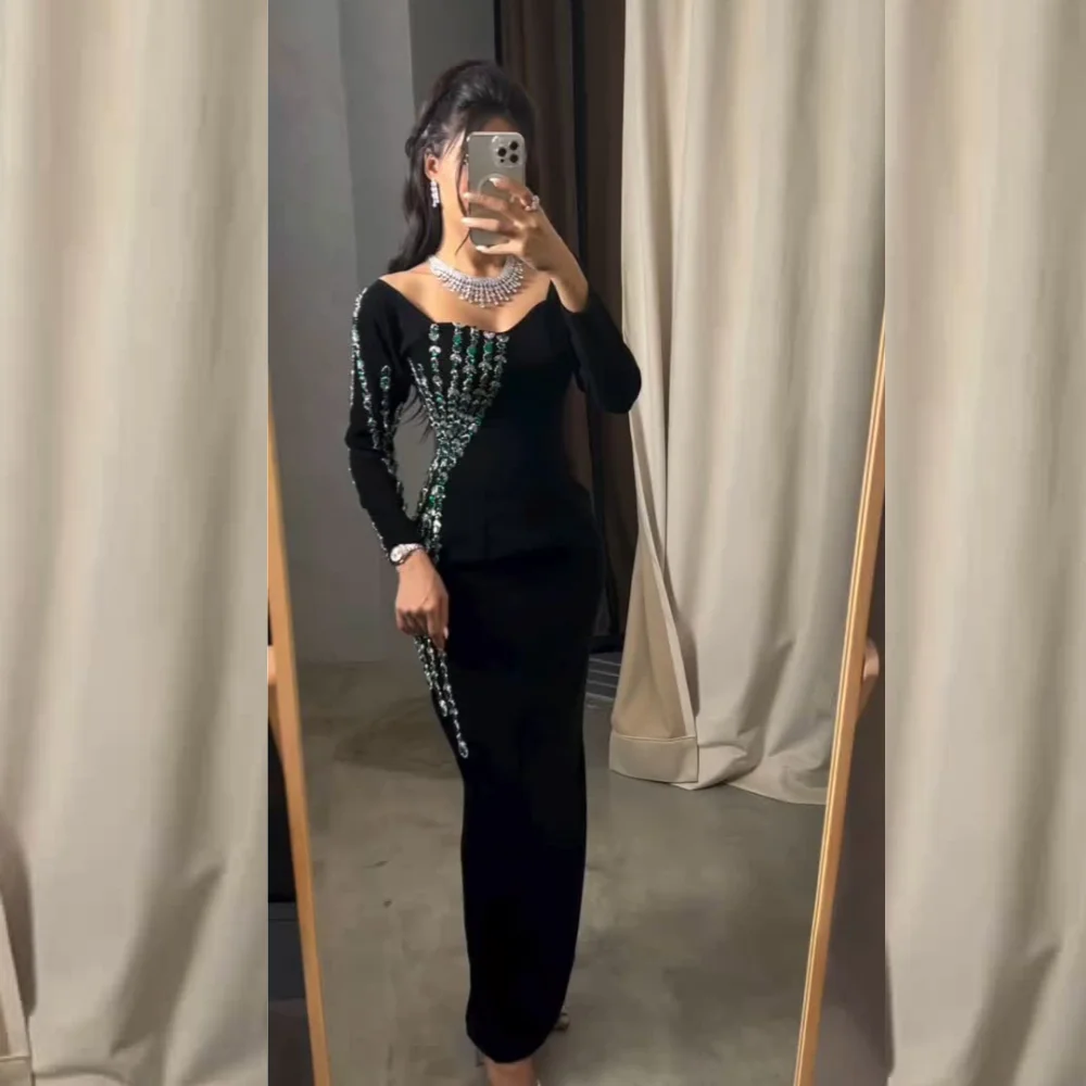 Customized Simple Jersey Rhinestone Column V-neck Midi Dresses Bespoke Occasion Dresses Fashion
Customized Simple Jersey Rhinestone Column V-neck Midi Dresses Bespoke Occasion Dresses Fashion
