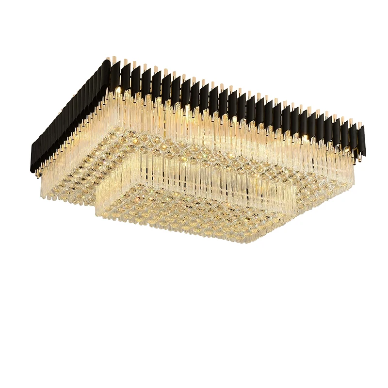 Black Rectangle Ceiling Chandelier Lights Luxury K9 Crystal Led E14 Base Dimmable Home Decor Ceiling Lamp Lamparas De Techo
Black Rectangle Ceiling Chandelier Lights Luxury K9 Crystal Led E14 Base Dimmable Home Decor Ceiling Lamp Lamparas De Techo