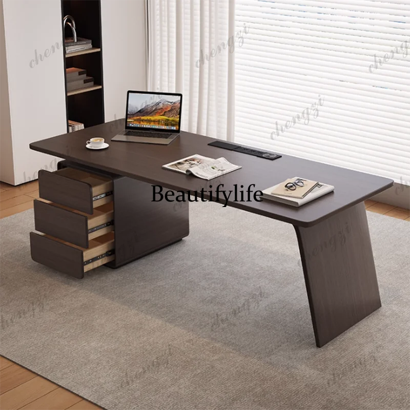 T41 Italian Minimalist Solid Wood Boss Desks Modern Living Room Study Executive Office Desk High-end Design Office Furniture
T41 Italian Minimalist Solid Wood Boss Desks Modern Living Room Study Executive Office Desk High-end Design Office Furniture