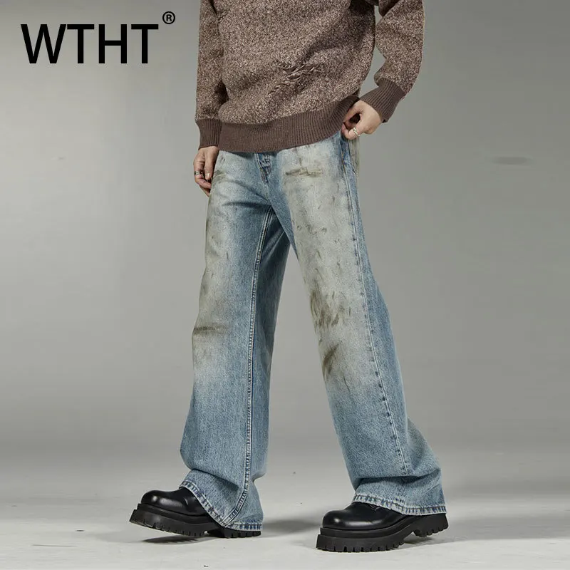Мужские джинсы WTHT Fashion 2026: летние, с граффити, винтажные, прямые, свободные, в американском стиле, широкие штанины, модель 2A2979
Мужские джинсы WTHT Fashion 2026: летние, с граффити, винтажные, прямые, свободные, в американском стиле, широкие штанины, модель 2A2979