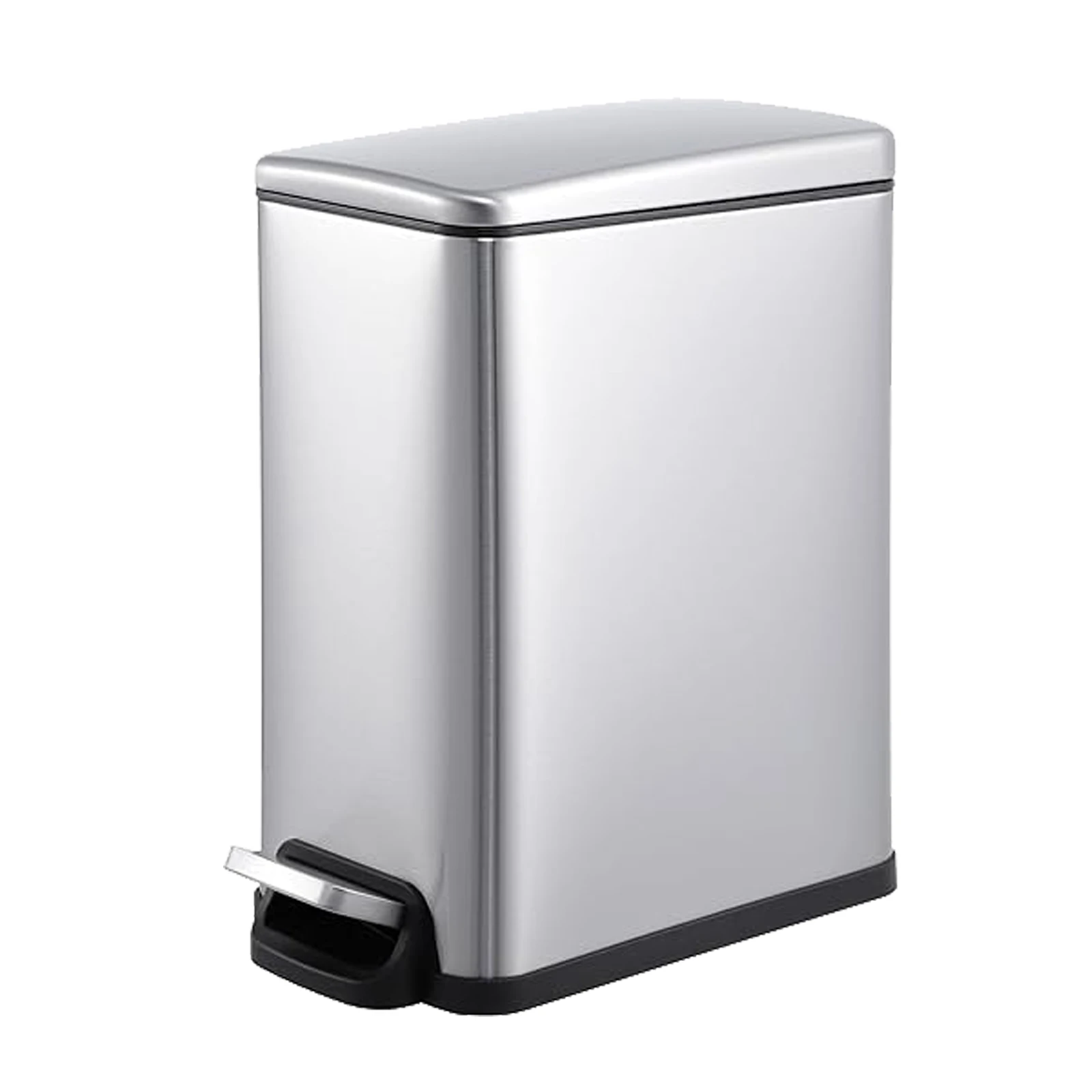 10L Slim Kitchen Trash Can with Lid,Step Pedal Garbage,Stainless Steel Trash Bin with Removable Inner Bucket for Kitchen,Office
10L Slim Kitchen Trash Can with Lid,Step Pedal Garbage,Stainless Steel Trash Bin with Removable Inner Bucket for Kitchen,Office
