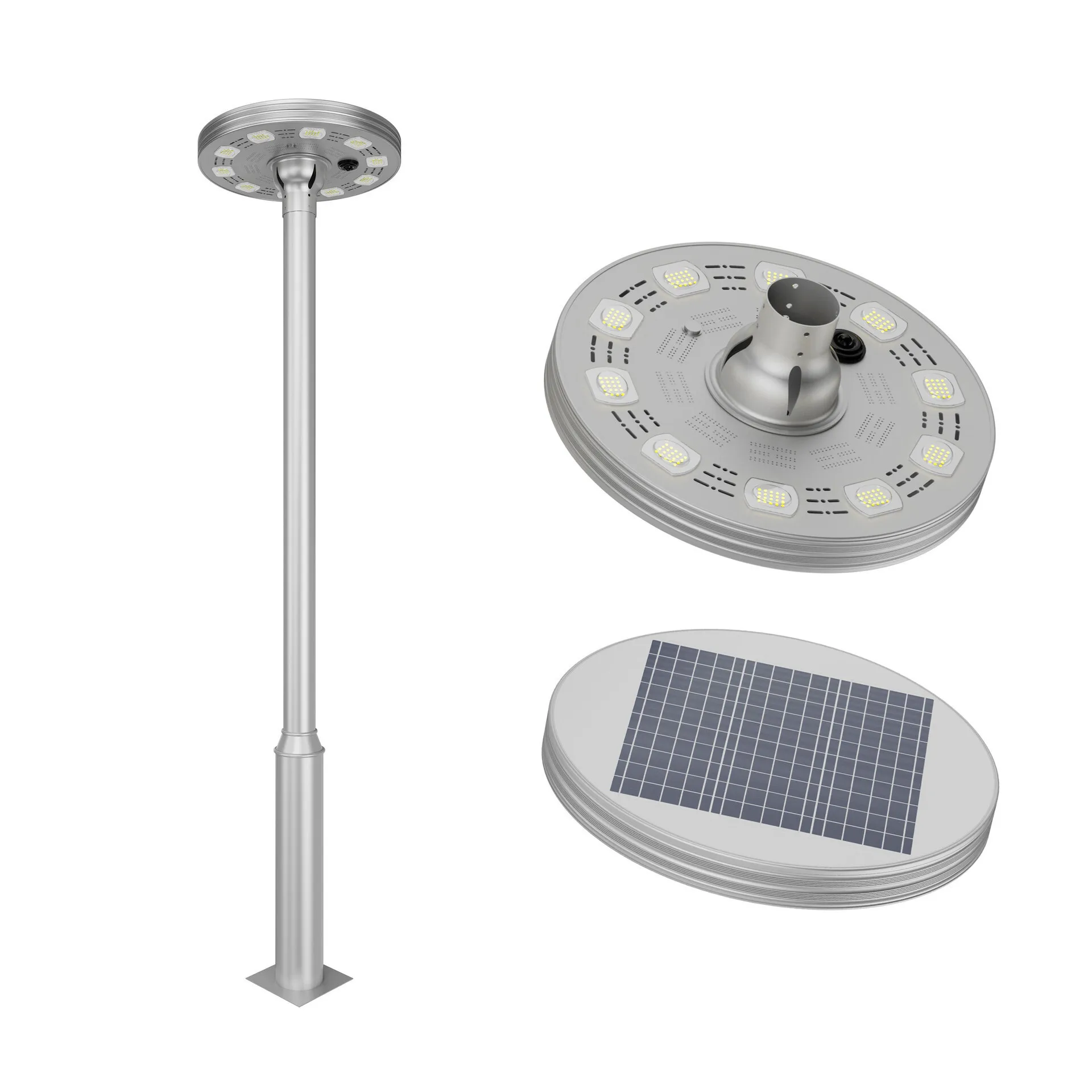 Solar street light UFO flying saucer model road light automatically lights up in the scenic spot
Solar street light UFO flying saucer model road light automatically lights up in the scenic spot