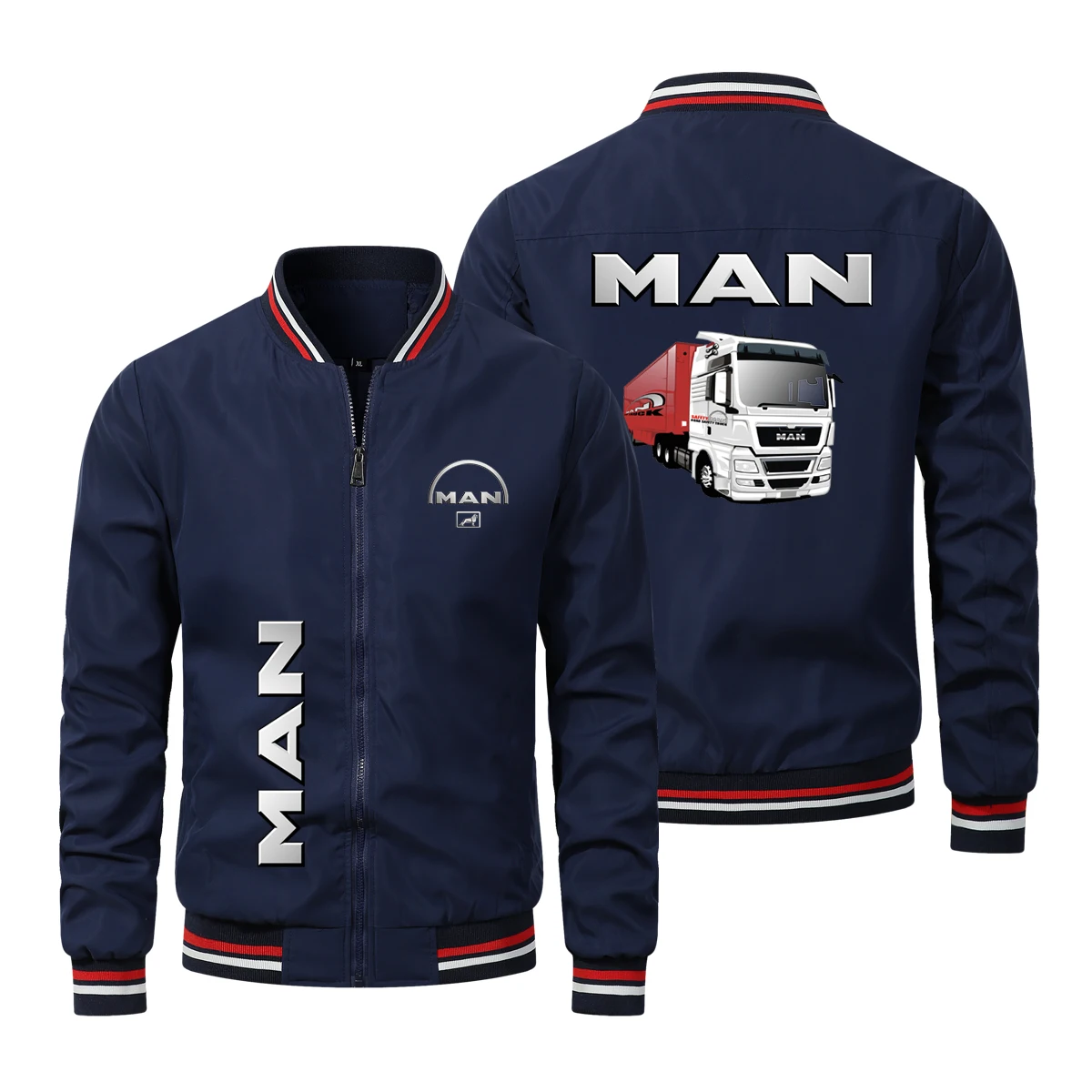 2026 Men Jacket Truck Logo Print Jacket Trendy Windbreaker Outdoor Sports Casual Custom Truck Driver Men Clothing Coats Tops
2026 Men Jacket Truck Logo Print Jacket Trendy Windbreaker Outdoor Sports Casual Custom Truck Driver Men Clothing Coats Tops