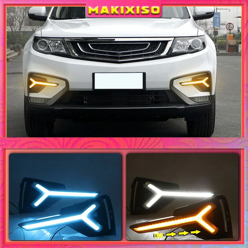 2Pcs Car LED Daytime Running Light Fog Lamp Frame Fog Light for Geely Boyue Proton X70 2018
2Pcs Car LED Daytime Running Light Fog Lamp Frame Fog Light for Geely Boyue Proton X70 2018
