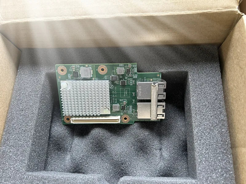 Оригинальная сетевая карта MEZZ OCP с двумя портами 10G для Dell X550, 021JXH
Оригинальная сетевая карта MEZZ OCP с двумя портами 10G для Dell X550, 021JXH