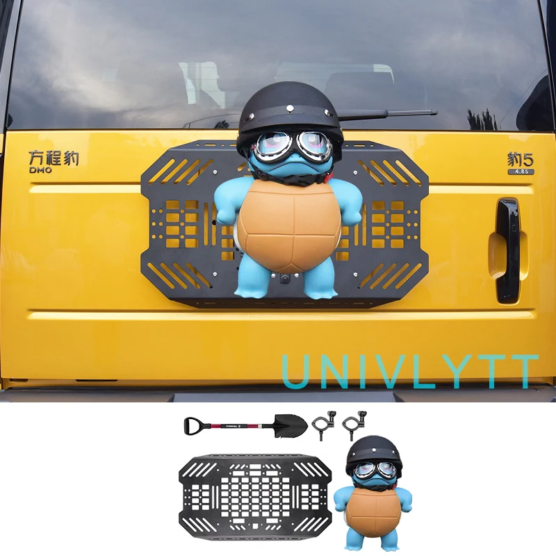 For 2023-2025 BYD Leopard 5 Spare Tire Cover Replacement Panel Expansion Board with Cartoon Doll Car Exterior Decor Accessories
For 2023-2025 BYD Leopard 5 Spare Tire Cover Replacement Panel Expansion Board with Cartoon Doll Car Exterior Decor Accessories