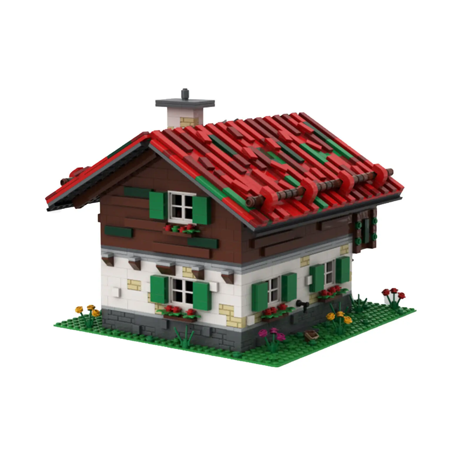 Modular Building: Hilltop Farmhouse with Detailed Interior 2379 Pieces MOC Build
Modular Building: Hilltop Farmhouse with Detailed Interior 2379 Pieces MOC Build