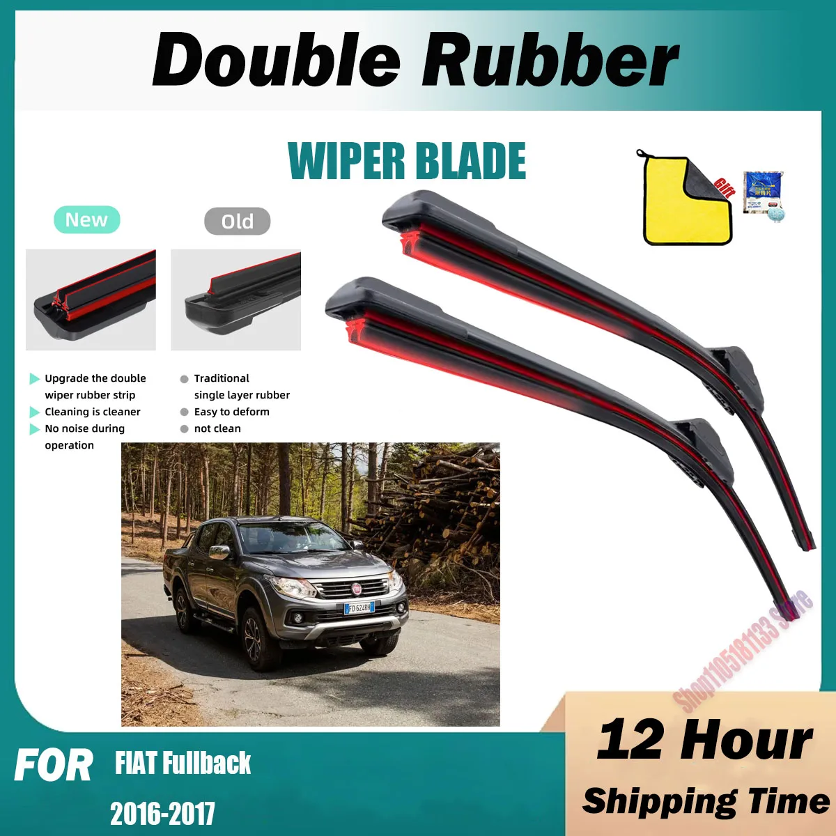 Car Wiper For FIAT Fullback 2016-2017 Eleven layer Strip Wipers 2025 Latest Model Front Windshield Wipers
Car Wiper For FIAT Fullback 2016-2017 Eleven layer Strip Wipers 2025 Latest Model Front Windshield Wipers