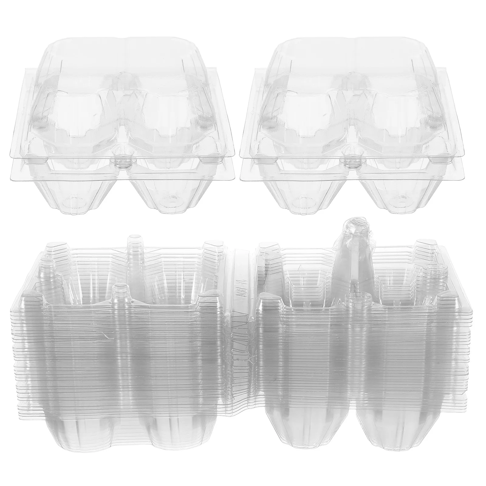 50 Pcs Egg Box Transparent PVC Storage Container Sturdy Tray Packaging Grid Plastic Carton Space Saving Refrigerator Organizer
50 Pcs Egg Box Transparent PVC Storage Container Sturdy Tray Packaging Grid Plastic Carton Space Saving Refrigerator Organizer