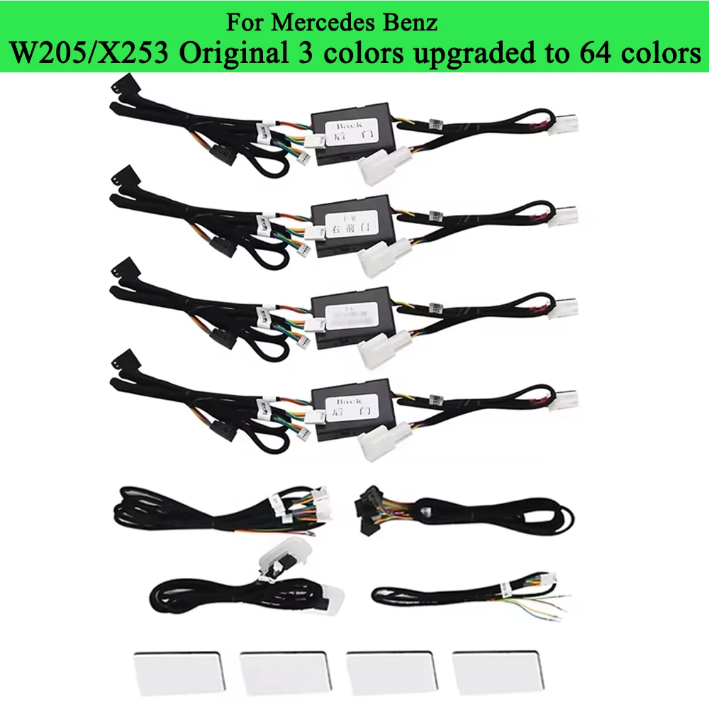 For Mercedes Benz Original Module Wiring Car 3-color Ambient Light Upgrade 64 Color W205 2015-2018 X253 GLC 2015-2019 Cable
For Mercedes Benz Original Module Wiring Car 3-color Ambient Light Upgrade 64 Color W205 2015-2018 X253 GLC 2015-2019 Cable