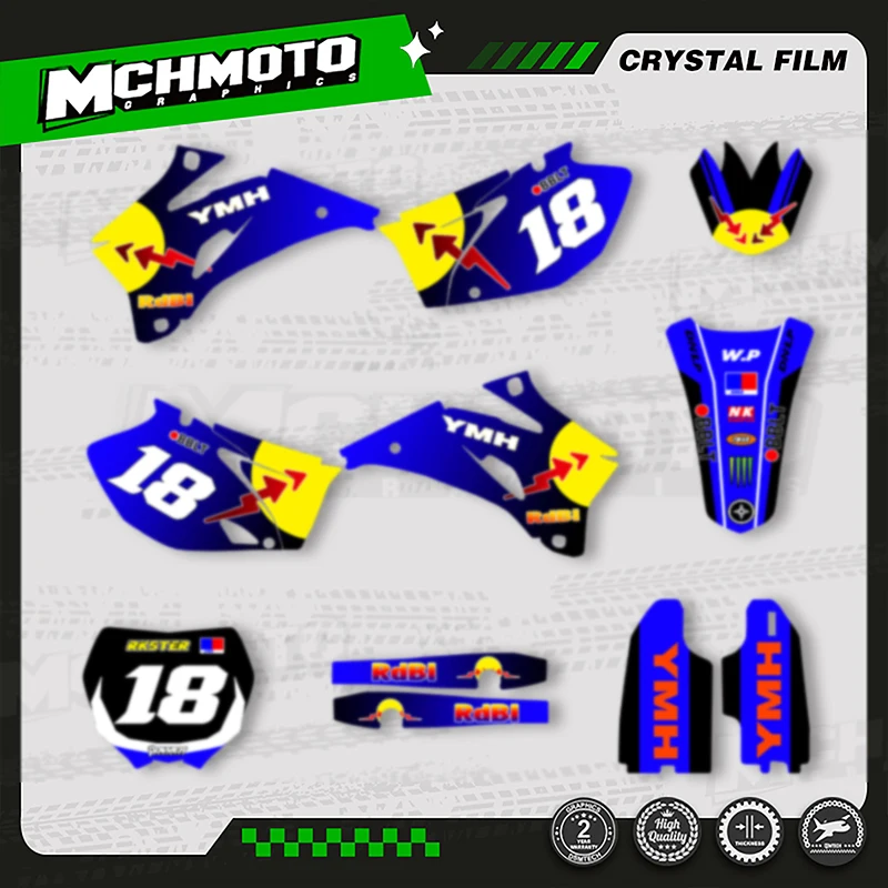 MCHMFG мотоциклетные графические наклейки, наборы наклеек для YAMAHA YZF250 YZF450 2006 2007 2008 2009, номер имени на заказ
MCHMFG мотоциклетные графические наклейки, наборы наклеек для YAMAHA YZF250 YZF450 2006 2007 2008 2009, номер имени на заказ