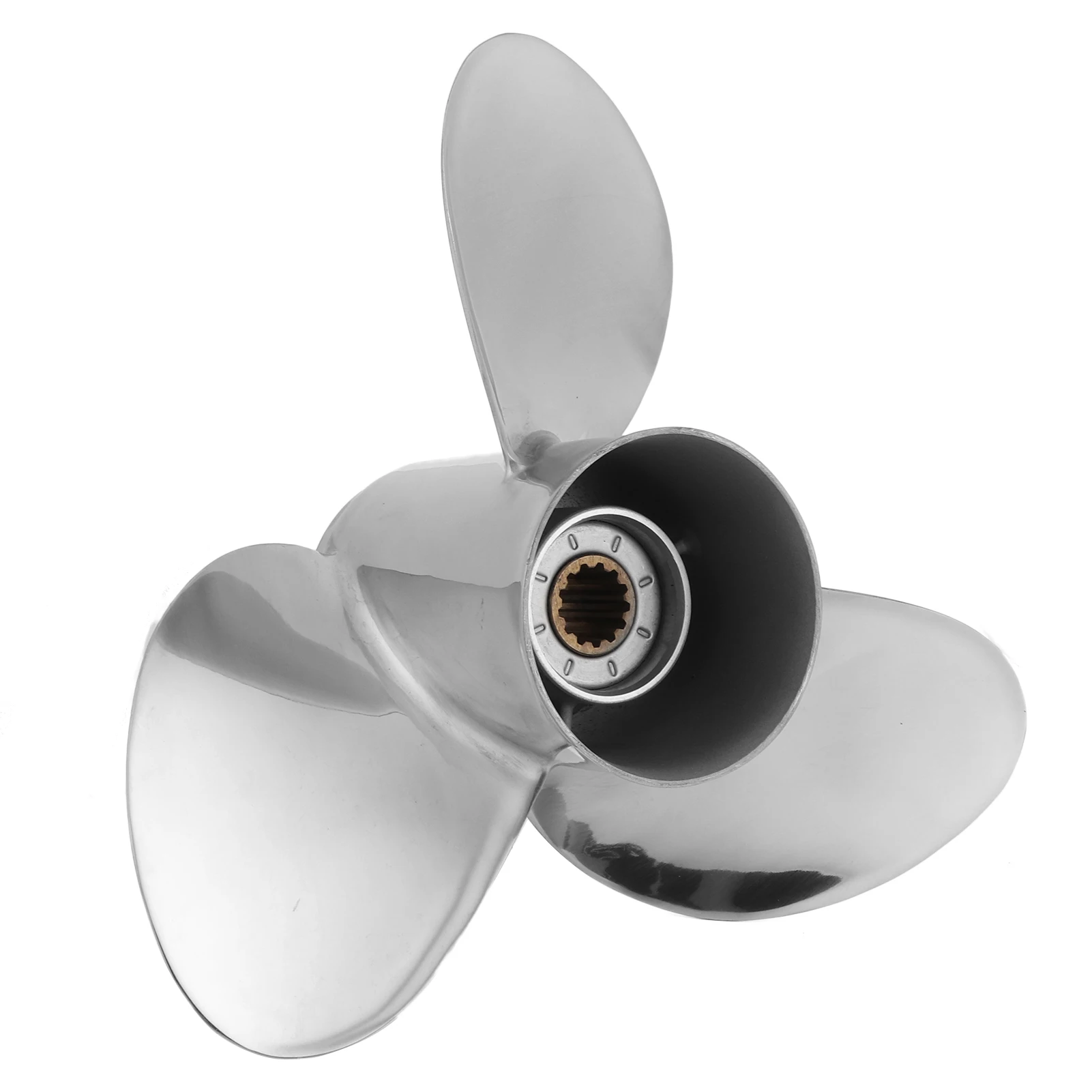 Outboard Engine Propeller 13 Spline Tooth Fit for TOHATSU Engines 35‑50HP 3‑1/4in Gearcase Outboard Propeller
Outboard Engine Propeller 13 Spline Tooth Fit for TOHATSU Engines 35‑50HP 3‑1/4in Gearcase Outboard Propeller