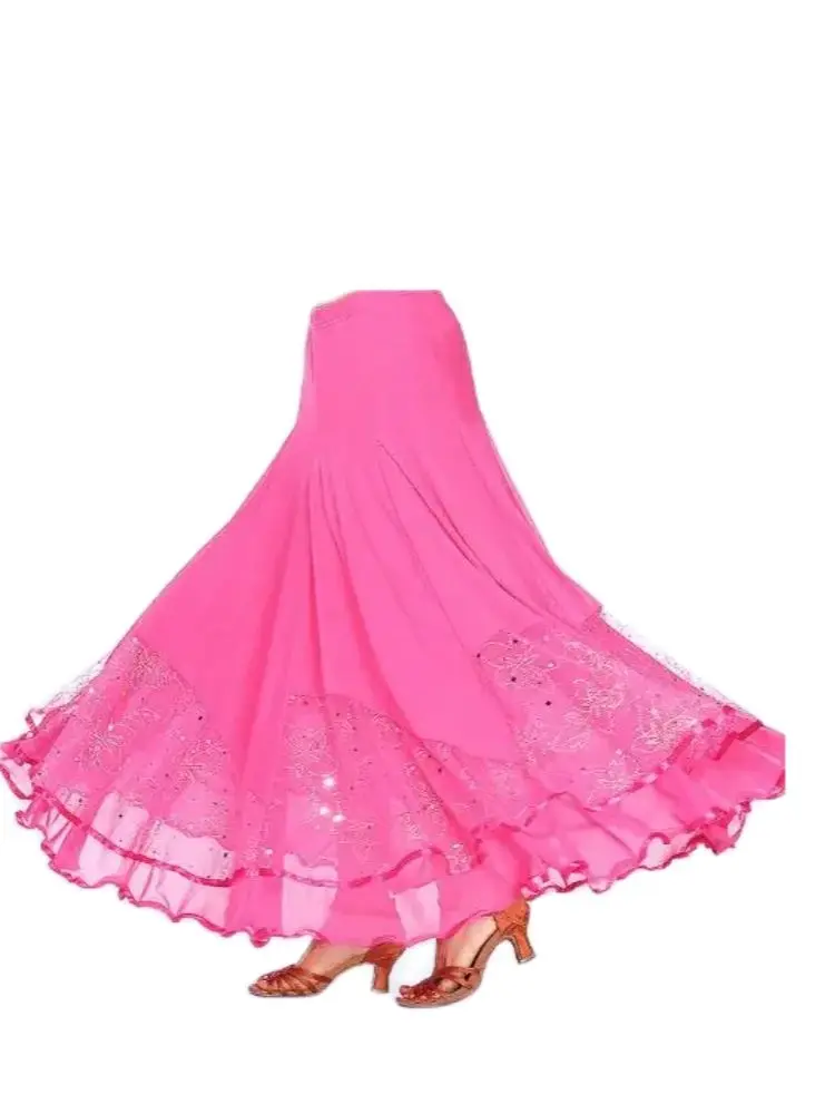 1pcs/lot Dance Costume Skirt Long Ballroom Dancing Modern Standard Waltz long net dancing ballroom skirt free size
1pcs/lot Dance Costume Skirt Long Ballroom Dancing Modern Standard Waltz long net dancing ballroom skirt free size